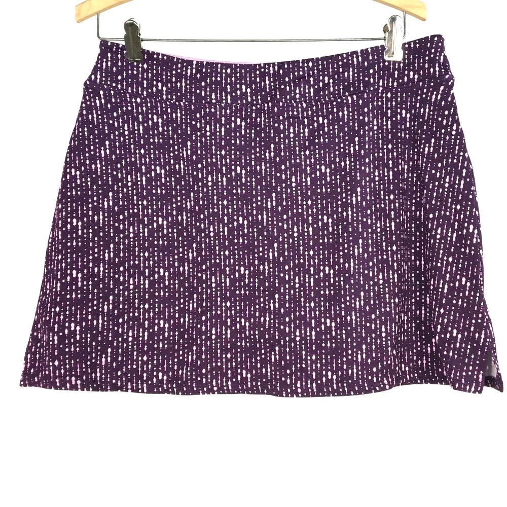 Tranquility‎ by Colorado Clothing Abstract Dotted Active Skort Medium Purple